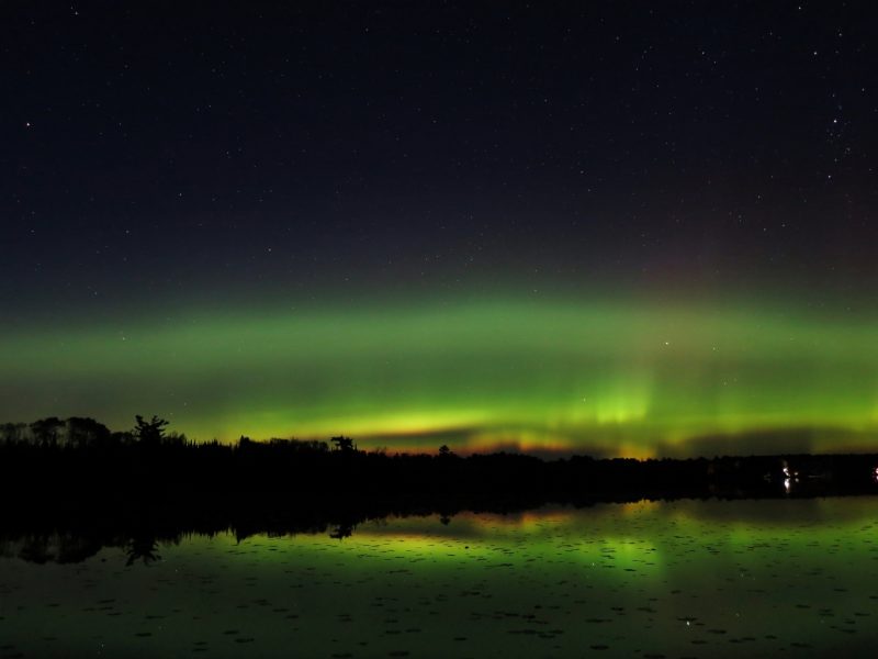 Auroras boreales desde Minnesota, Estados Unidos