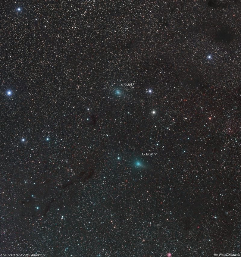 Imagen del Cometa C/2017 O1 (ASASSN1)