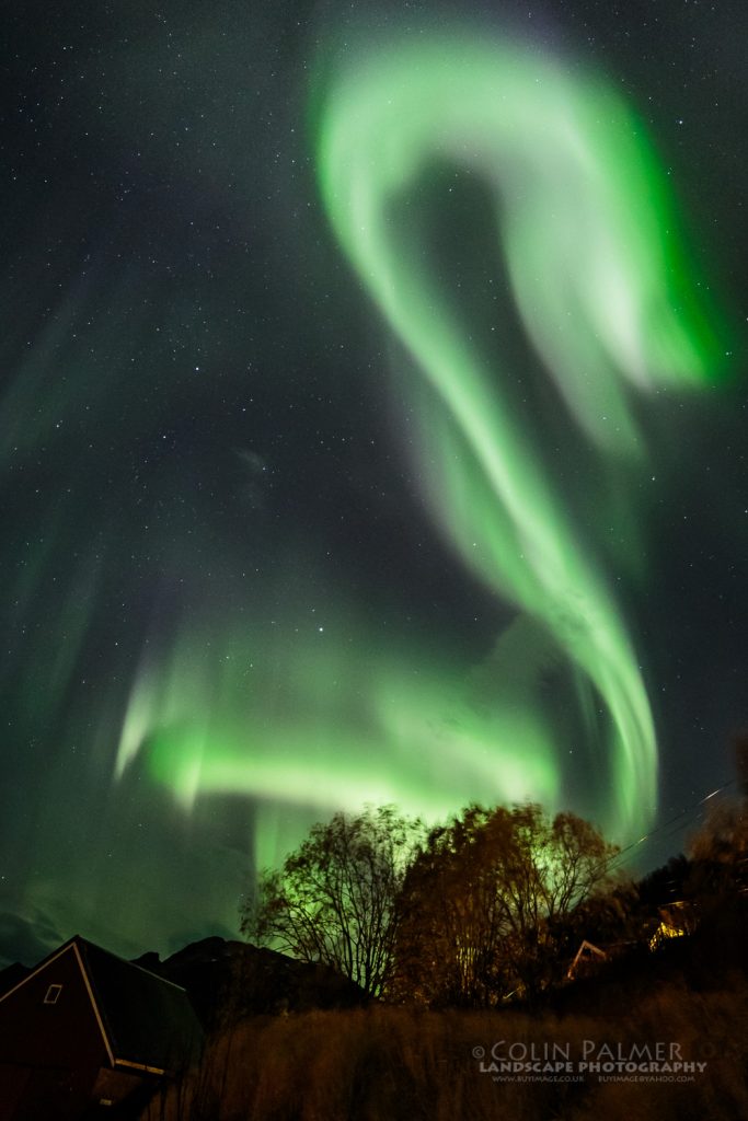 Auroras boreales desde Kvaløya, Noruega