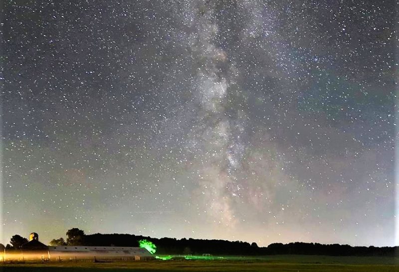 La Vía Láctea desde Míchigan, Estados Unidos