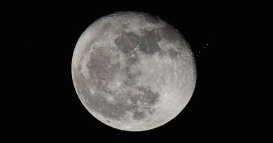 Imagen de la ocultación de Aldebarán por la Luna (5 de noviembre)