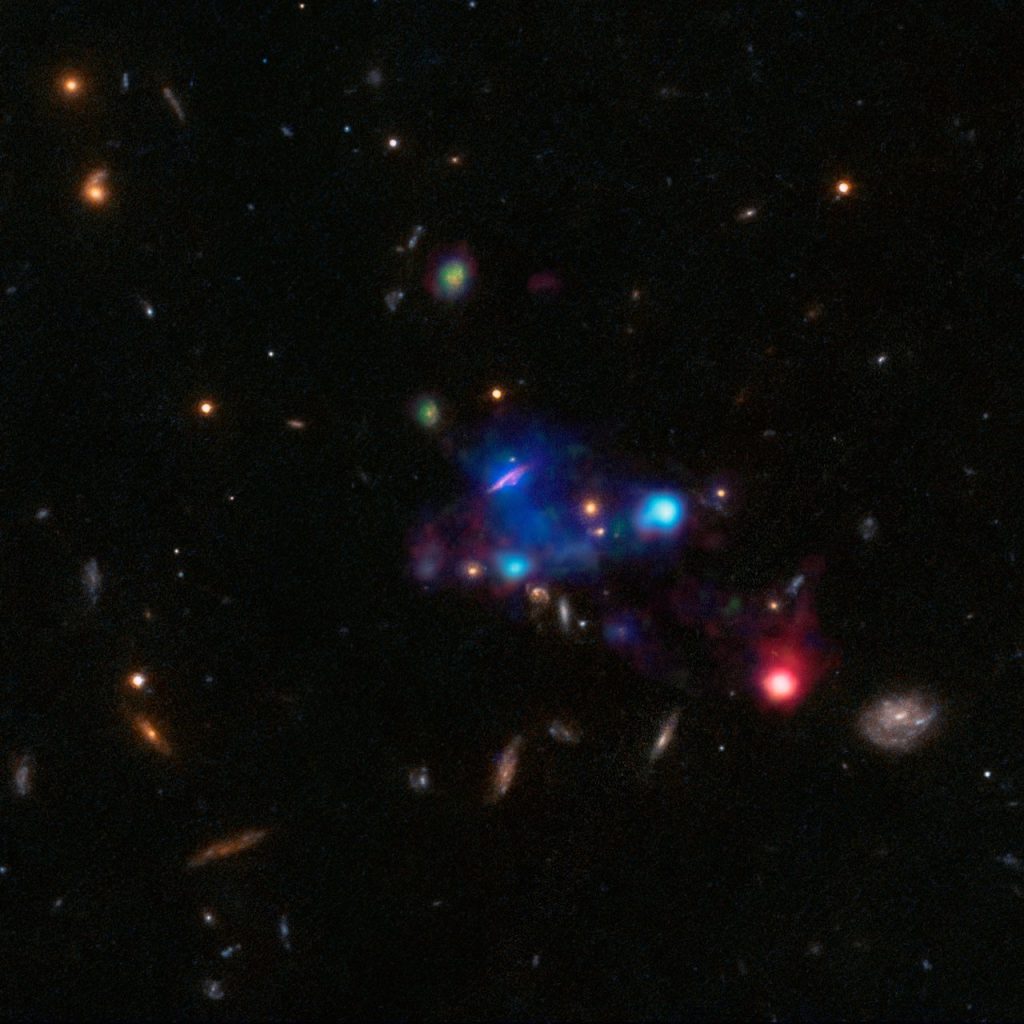 Una gigantesca burbuja cósmica en la constelación del Sextante