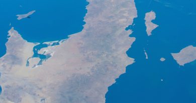 La península de Baja California (México) desde la ISS