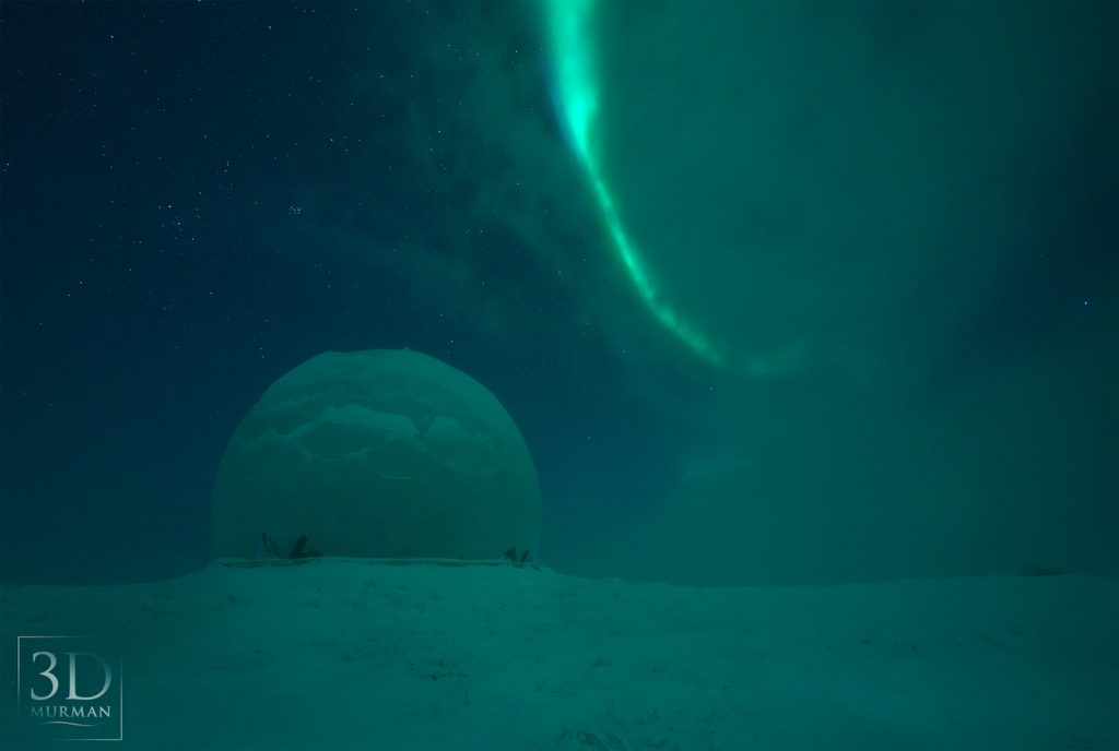 Auroras boreales desde Múrmansk, Rusia