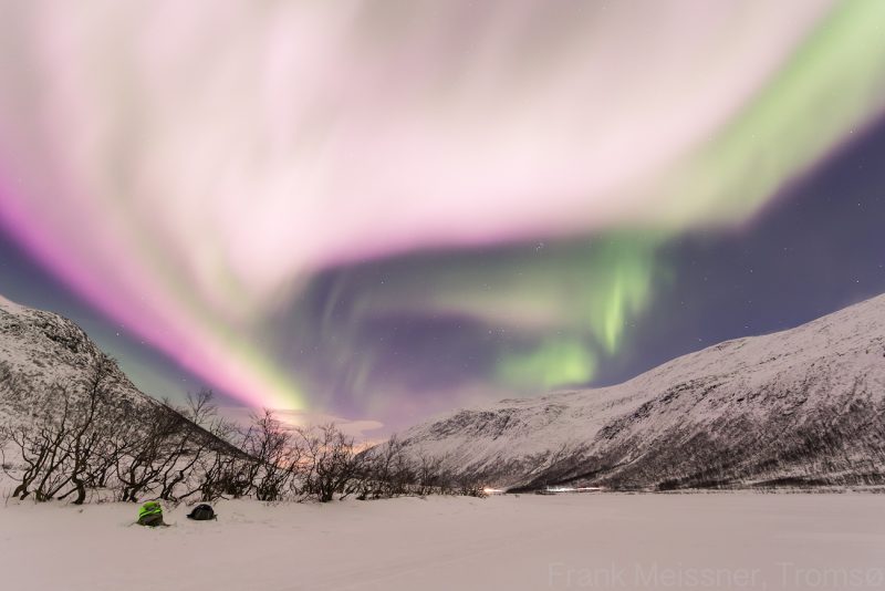 Auroras boreales desde Tromsø, Noruega