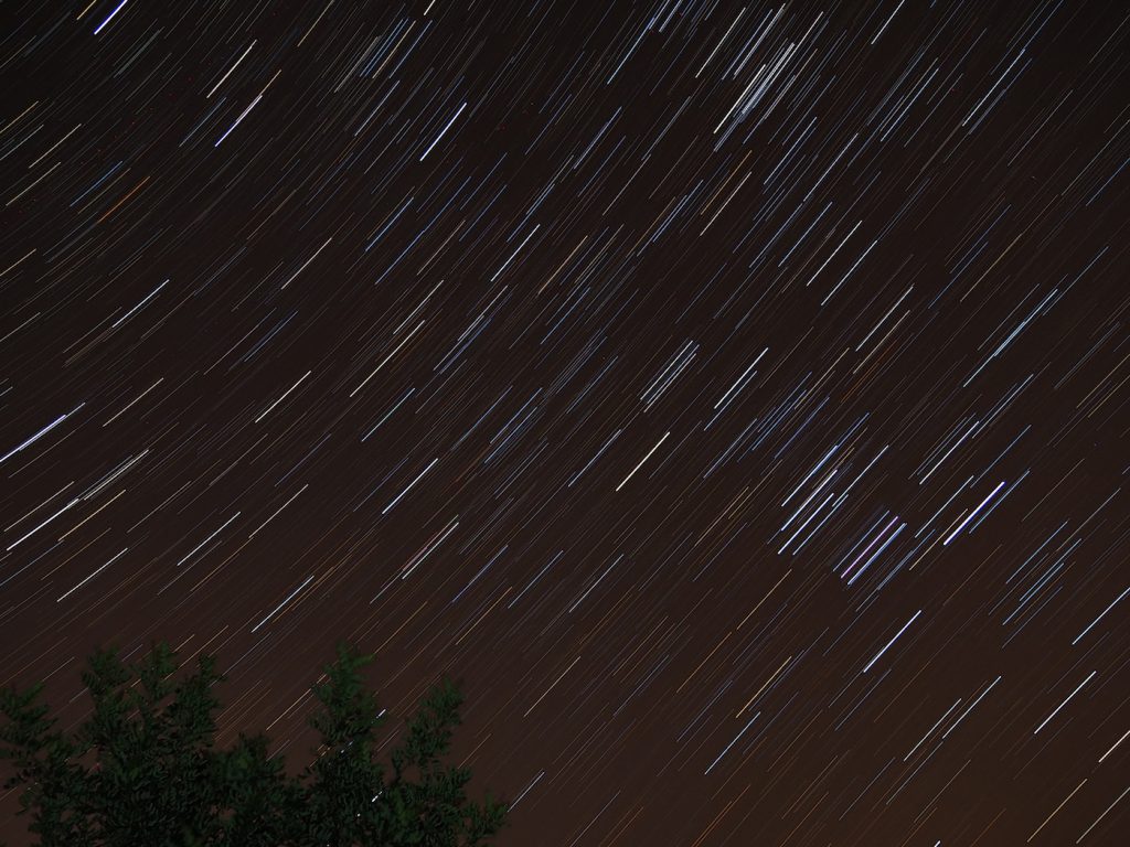Rastro de estrellas desde Arenys de Munt, Barcelona