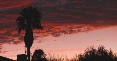 Venus y Júpiter al amanecer en Arizona, Estados Unidos