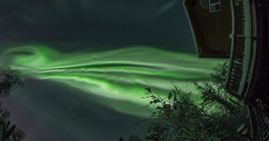 Auroras boreales desde Fairbanks, Alaska (Estados Unidos)