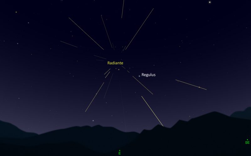 La lluvia de meteoros de las Leónidas alcanzará su máxima actividad esta noche