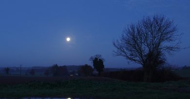 La Luna desde Norfolk, Inglaterra
