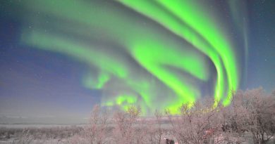 Auroras boreales captadas en Abisko, Suecia (27-diciembre)