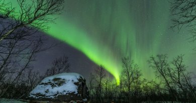 Auroras boreales desde Abisko, Suecia
