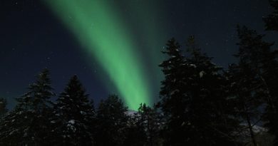 Auroras boreales desde Raftsundet, Noruega