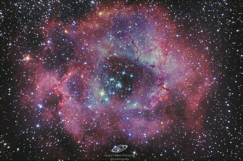 Imagen de la Nebulosa Roseta (Caldwell 49)