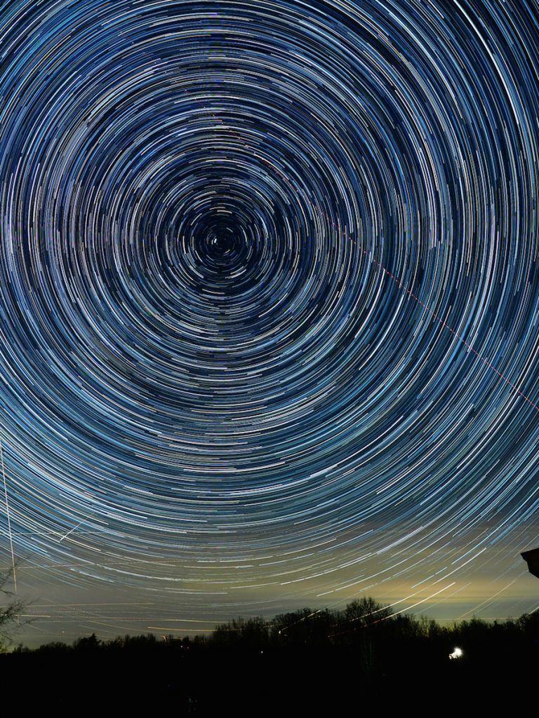 Rastro de estrellas desde Kentucky, Estados Unidos
