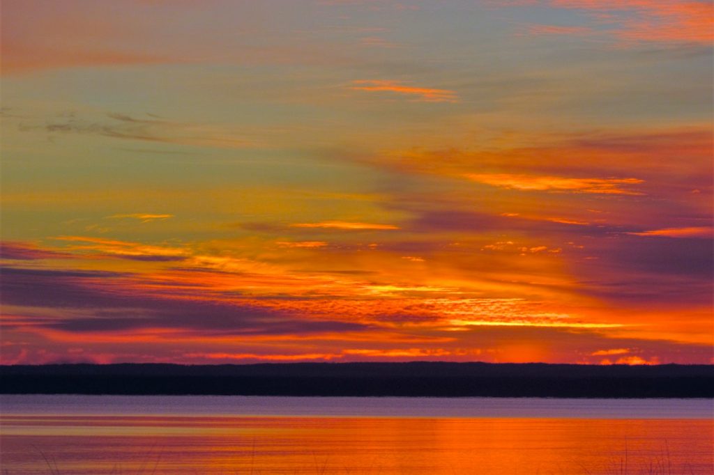 El amanecer desde Minnesota, Estados Unidos