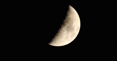 La Luna desde Arenys de Munt, Barcelona
