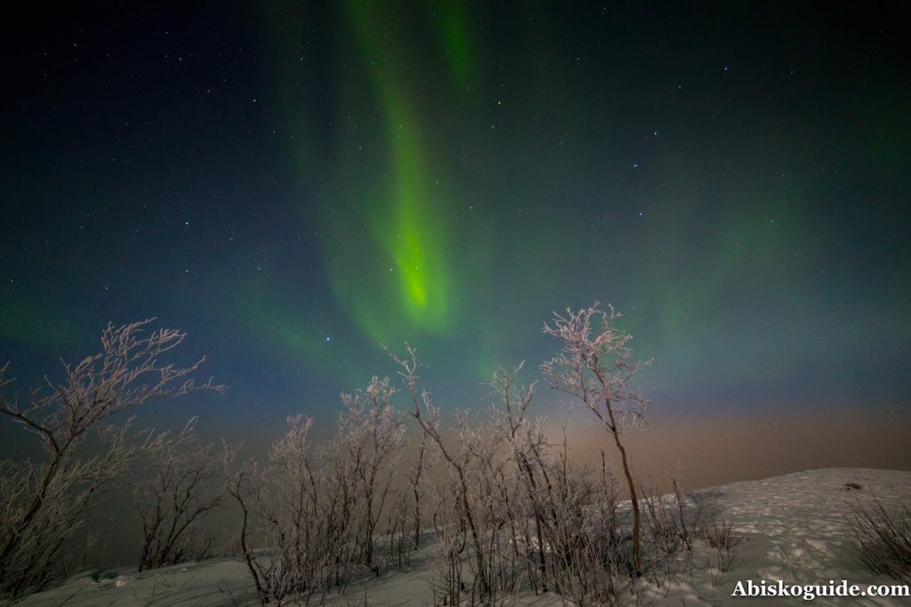 Auroras boreales desde Abisko, Suecia