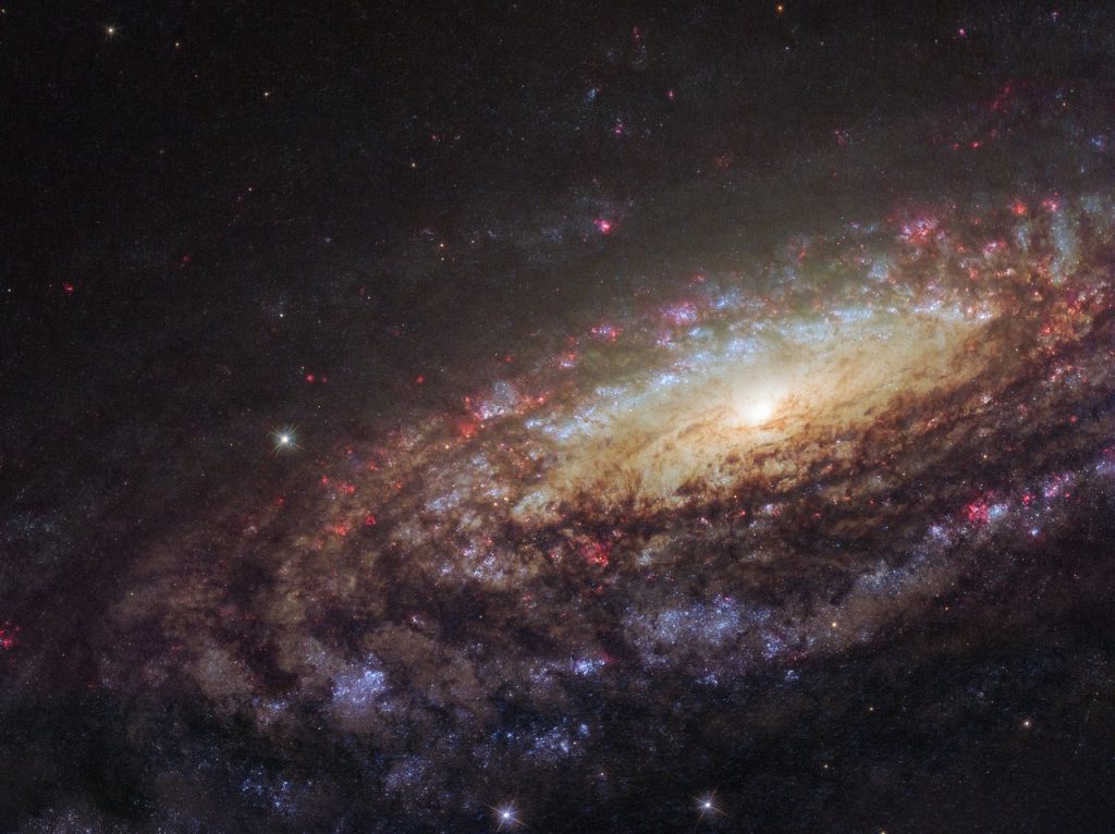 Una galaxia similar a la Vía Láctea en la constelación de Pegaso