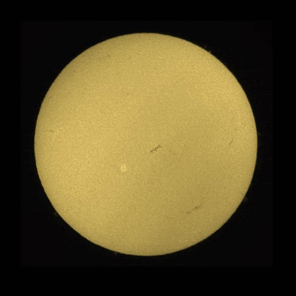 Imagen del Sol captado en H-alfa