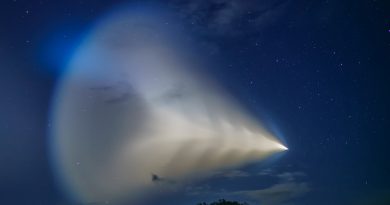 Imagen del lanzamiento del cohete Epsilon-3 desde Okinawa, Japón