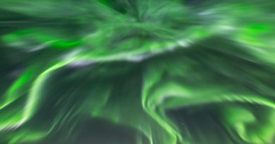 Auroras boreales fotografiadas en Tromsø, Noruega