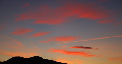 El atardecer en Arenys de Munt, Barcelona