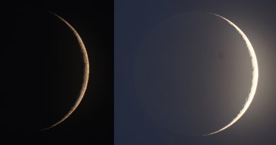 La Luna fotografiada desde Ōtawara, Japón