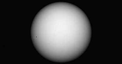 Imagen del Sol tomada el 6 de febrero de 2018