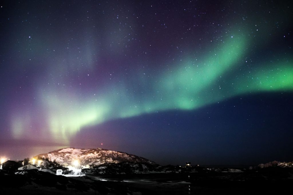 Auroras boreales fotografiadas sobre Sommarøy (Noruega)