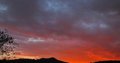 El atardecer en Arenys de Munt, Barcelona
