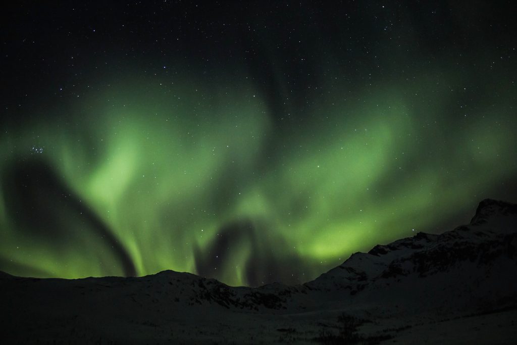Auroras boreales desde Tromsø, Noruega