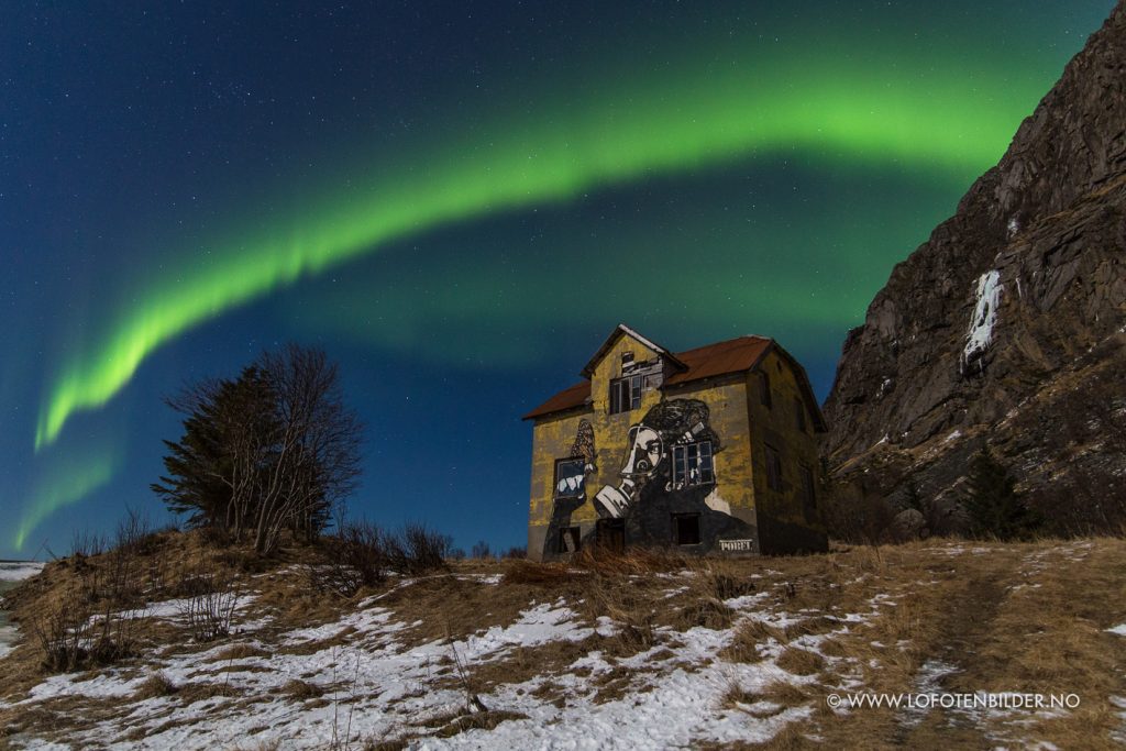Auroras boreales fotografiadas desde las islas Lofoten (Noruega)