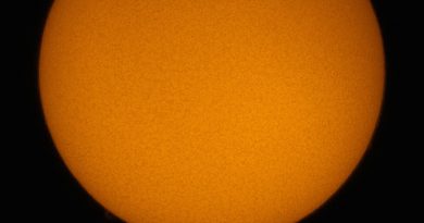 Imagen del Sol tomada el 20 de marzo de 2018