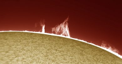 Imagen del Sol tomada desde Feldbach, Austria