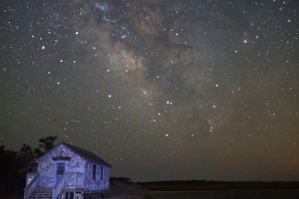 La Vía Láctea fotografiada desde Maryland, Estados Unidos