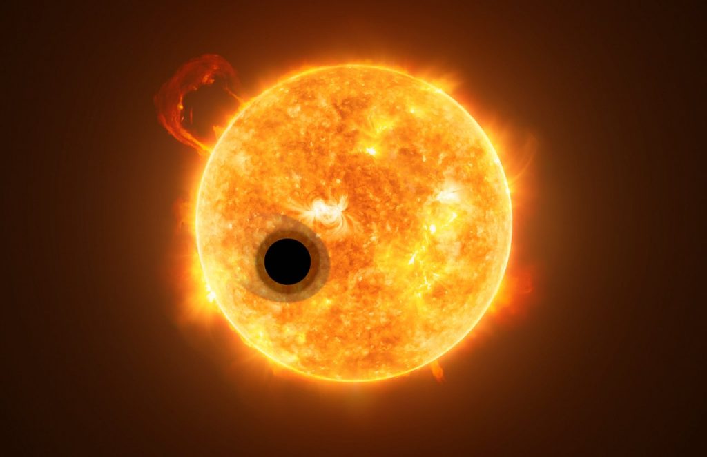 Detectan helio en la atmósfera de un exoplaneta por primera vez