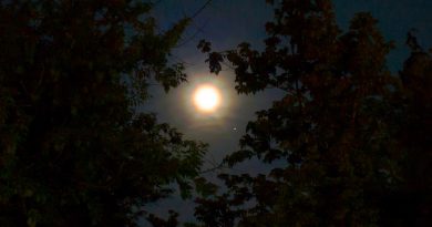 Foto de la Luna y Júpiter tomada desde Dresden, Alemania
