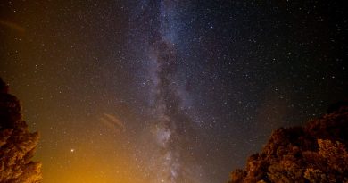 Fotografía de la Vía Láctea tomada desde Kentucky, Estados Unidos
