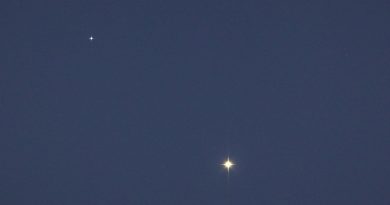 Regulus y Venus fotografiados desde Zimbabue