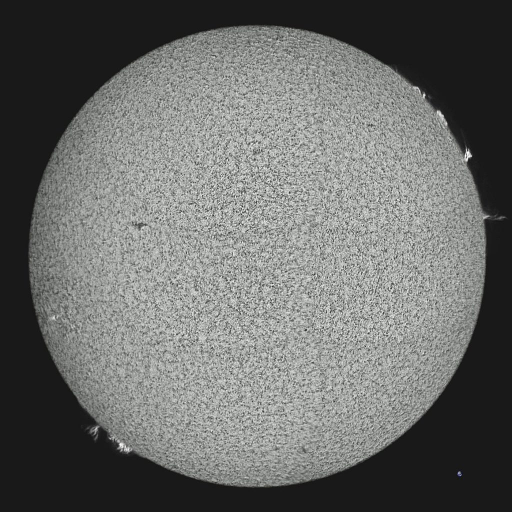 Imagen del Sol tomada el 30 de julio de 2018