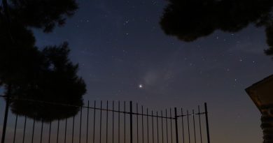 Fotografía del planeta Marte tomada el 31 de julio de 2018 desde Francia