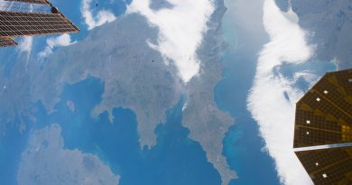 El Reino Unido e Irlanda desde la Estación Espacial Internacional