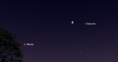 Esta noche se podrá ver la conjunción de la Luna y Saturno