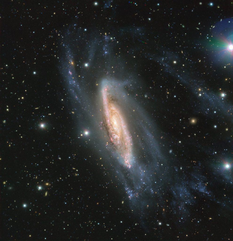 El VLT obtiene imágenes de la galaxia espiral NGC 3981