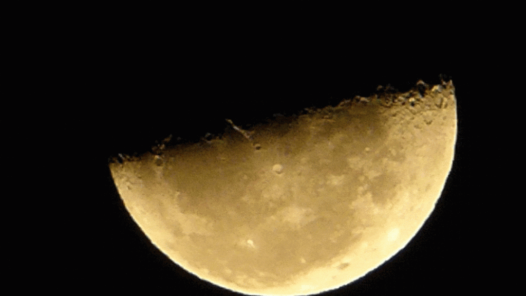 Imagen GIF de la salida de la Luna desde Zimbabue