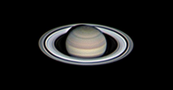 Imagen de Saturno tomada el 27 de septiembre de 2018