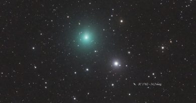 Imagen del Cometa 46P/Wirtanen tomada el 29 de octubre de 2018