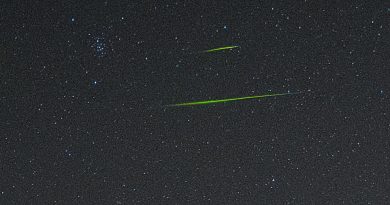 Dos leónidas fotografiadas desde Arizona, Estados Unidos