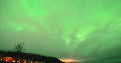 Auroras boreales fotografiadas desde Abisko, Suecia